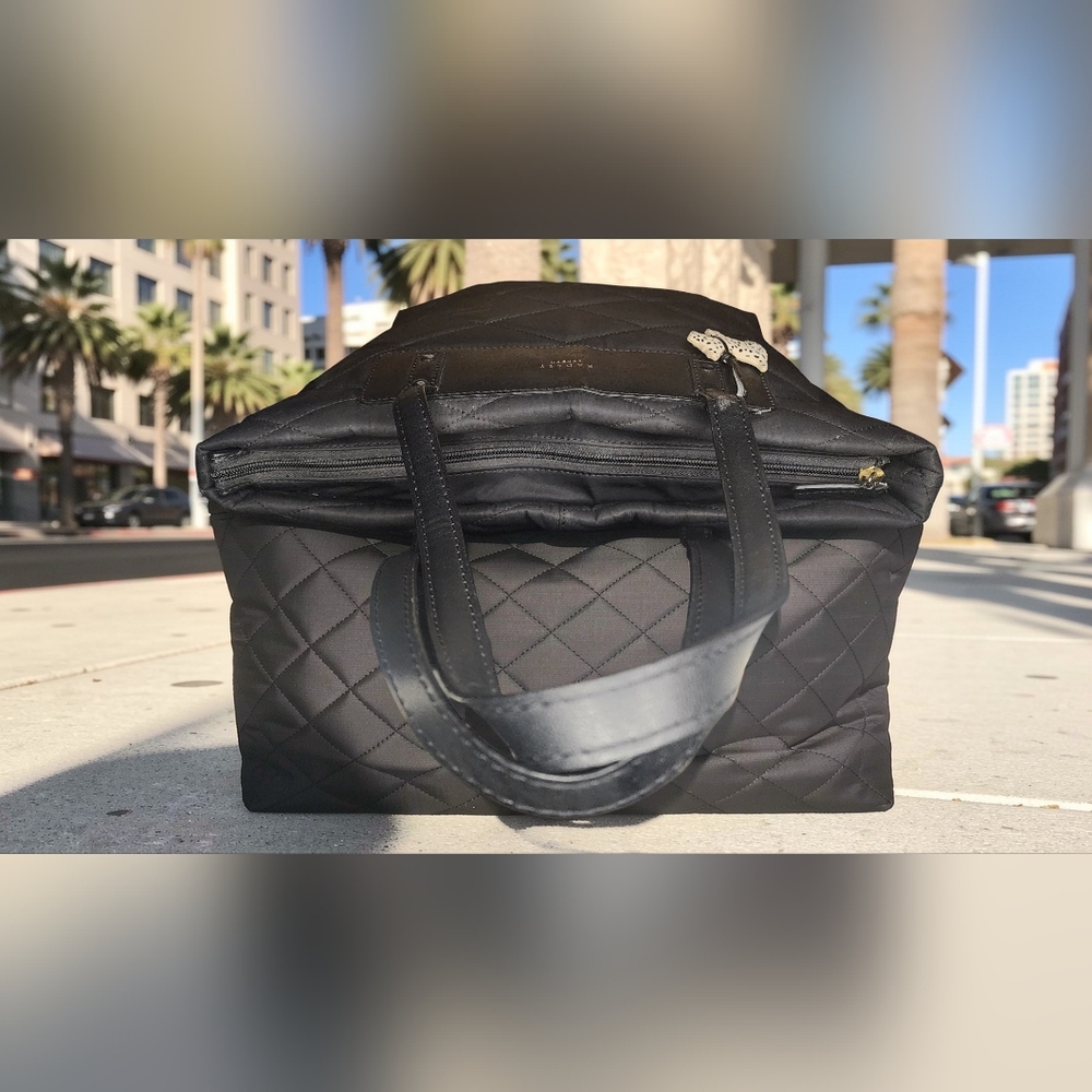 Radley London Charleston Large Quilted Black Zip-Top Tote - Picture 3 of 16
